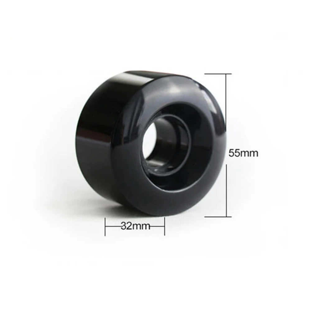 

FIN-r4Pcs Колеса для скейтборда Longboard 100A Низкий уровень шума Износостойкие дорожные полевые уличные коньки 70% Springback