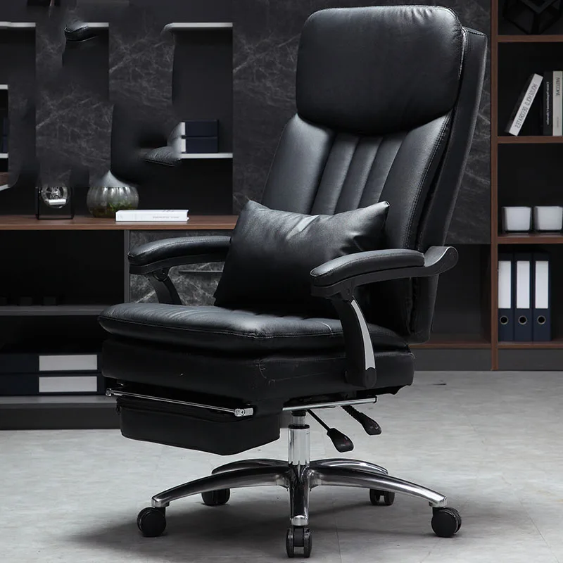 Swivel Designer Office Chair Modern Floor Living Room Gamer Comfy Office Chair Leather Silla Ergonomica Home Office Furniture