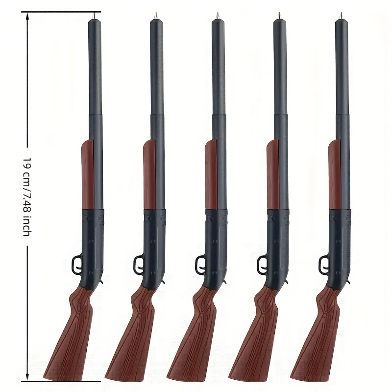 10pcs/5pc Unique Design Smooth Writing Gun Pen Pen Gun Writing InstrumentOffice Supplies Stylish Pen Fun Stationer Ballpoint Pen