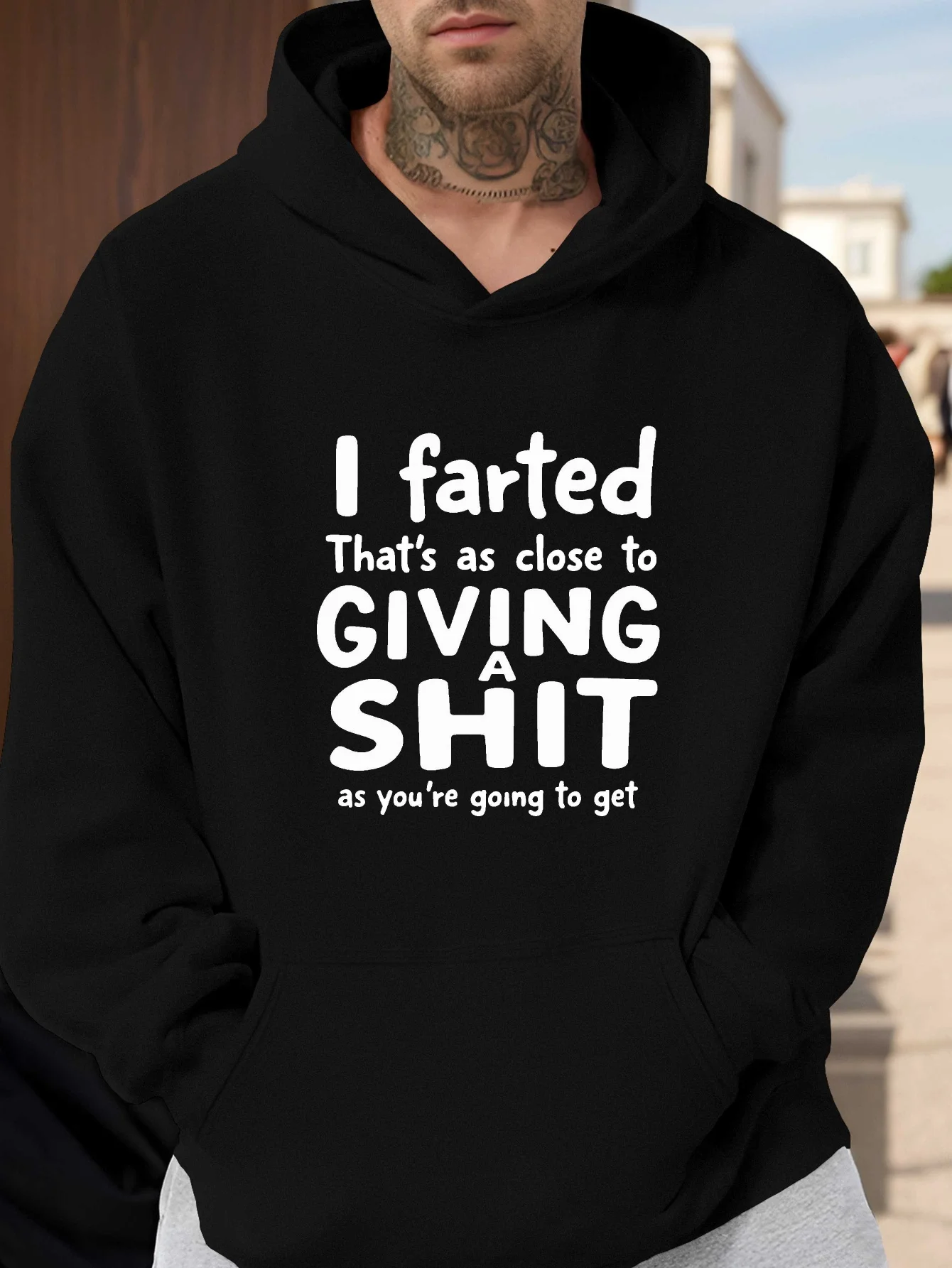 لقد يضرع إعطاء القرف الفكاهة JPH-9 الرجال مقنعين البلوز نابضة بالحياة الأخضر استرخاء صالح بلوزة كاجوال مع طباعة نص أبيض جريئة