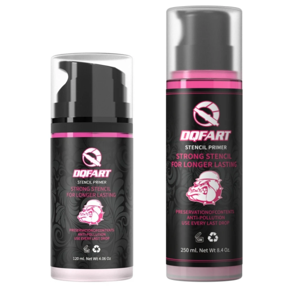 DQFART Tattoo Pink Transfer Printing Gel 120ml&250ml Professional Tattoo Artists Body Art Creative Designs High-quality