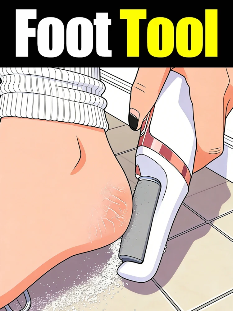 

Waterproof Foot Heel Callus Remover Feet Dead Skin Removal Skin Care Tool Electric Portable Pedicure.