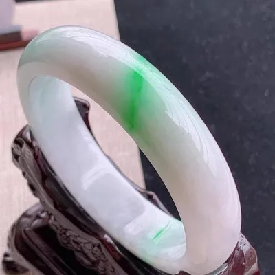 

Natural Myanmar Jade 54mm-62mm bracelet exquisite princess bracelet to send girlfriend to send mother Hetian jade