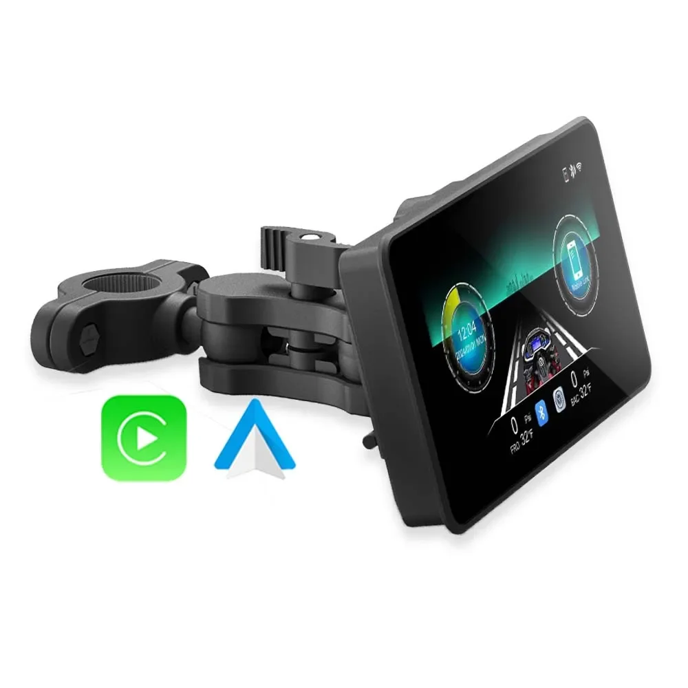 High qualityRemovable IPX8 5 Inch Gps for Motorcycle   Theft Motorcycle Carplay Android Auto Display Screen