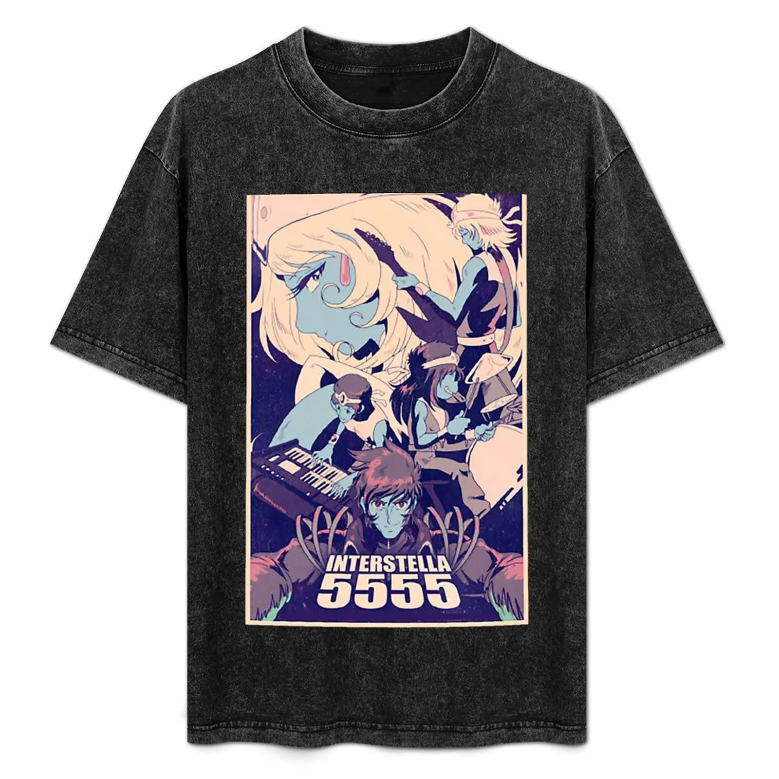 

Interstella 5555 T-Shirt Work Wear Simple Tee Shirt
