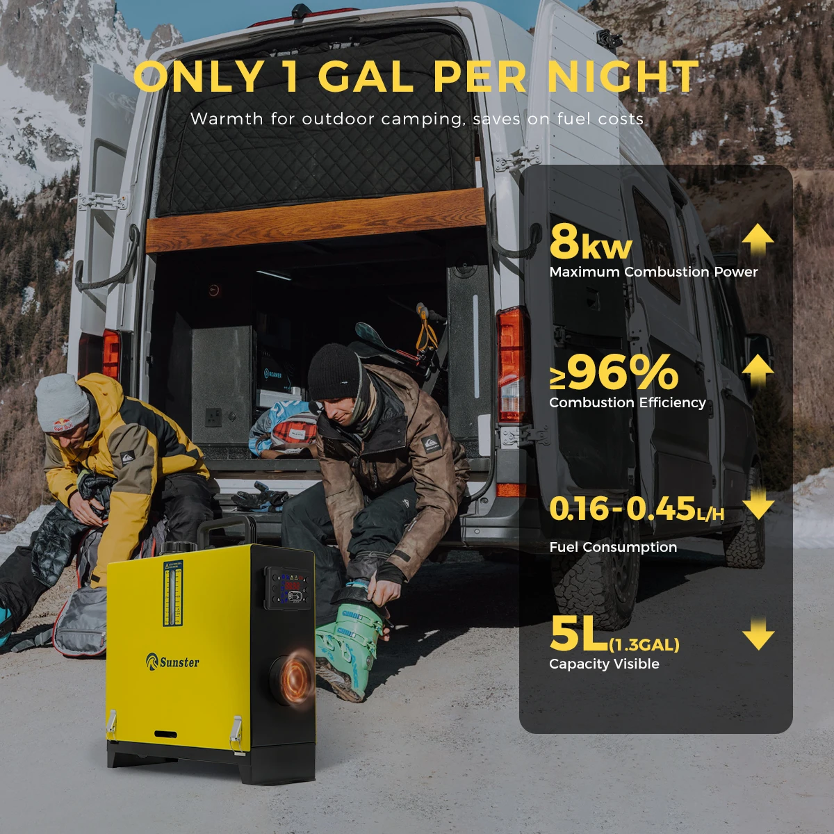 8kw الديزل سخان 12 فولت/24 فولت/220 فولت الكل في واحد الديزل مسخن الهواء ث/عن بعد LCD التدفئة السريعة لشاحنة RV متنقل قافلة شاحنة السفينة #5