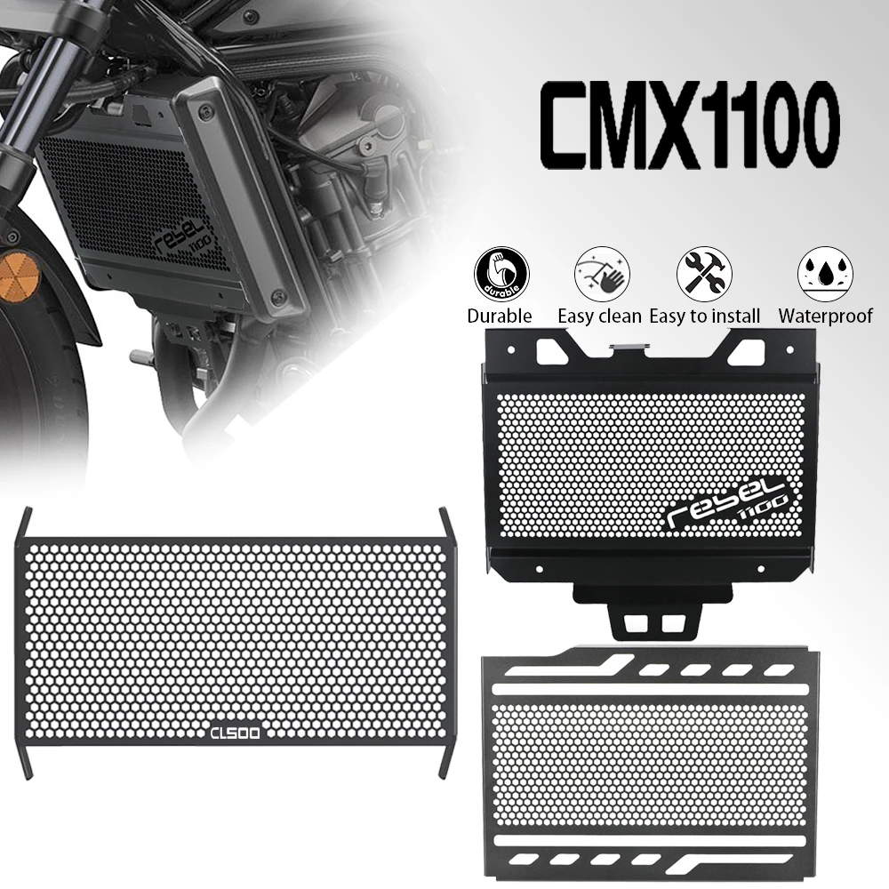 

FOR HONDA CMX1100 Rebel DCT CMX Rebel 500/s 2021-2024 Radiator Grille Guard Cover Protection Motorcycle CL500/CL300 2023-2024