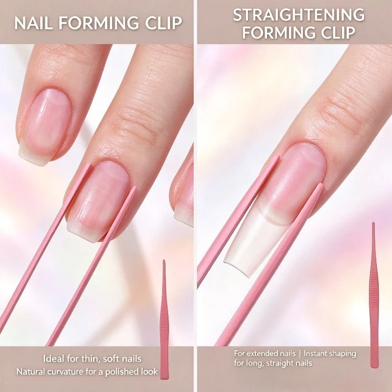 Manicure Tweezers Anti Slip Handle Nail Art Tool for Picking Rhinestones, Gems, Nail Stickers Multipurpose DIY Craft Forceps