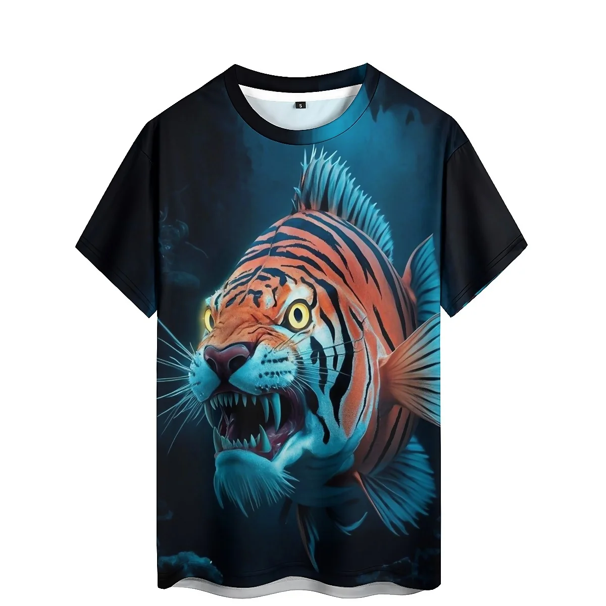 Daily Wear Loose Party-Ready Men's 3D Printed Short-Sleeve T-Shirt - Gathering Printed Top