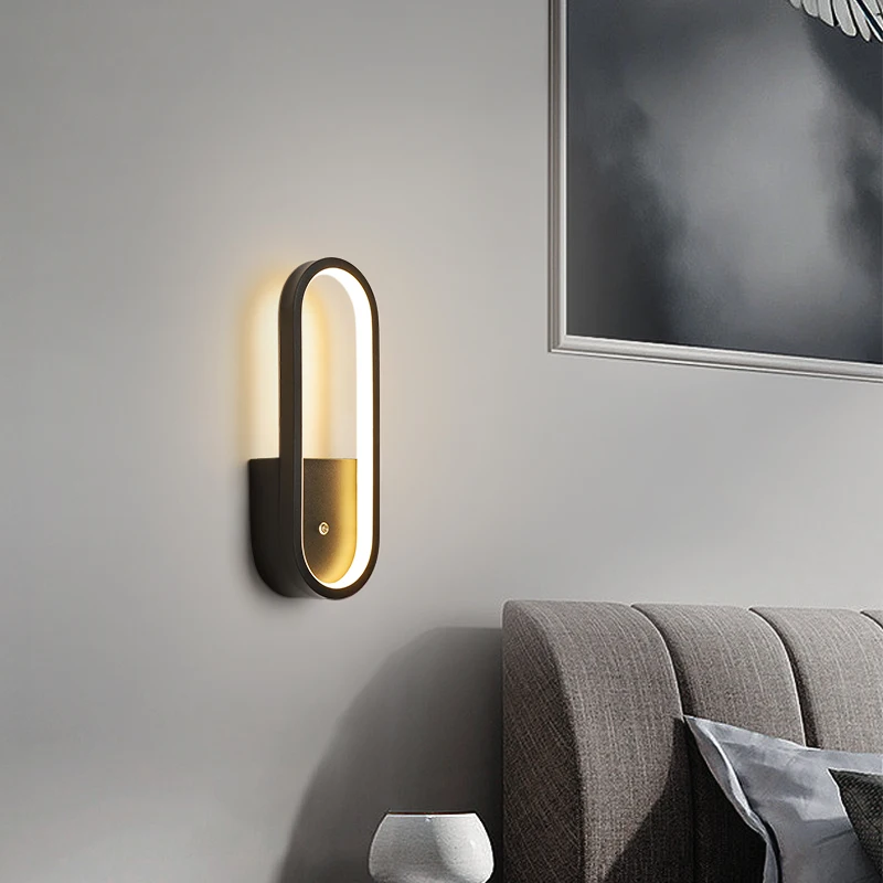 Modern LED Wall Lamps Minimalist Aluminum Wall Sconces For Living Room Bedroom Bedside Dining Room Indoor Illumination Fixtures