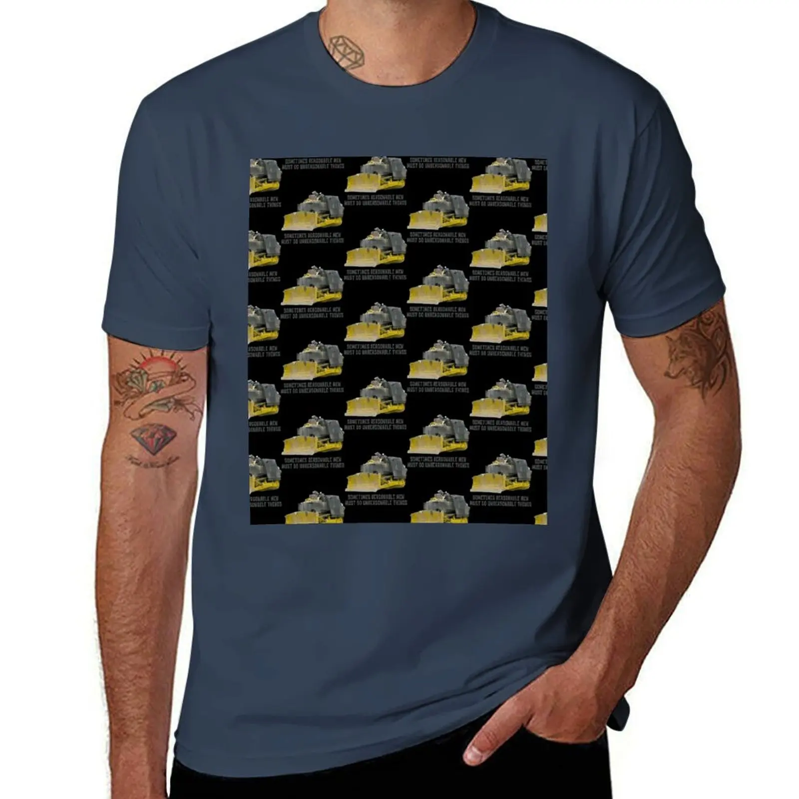 

killdozer T-Shirt Active Sports Short Sleeve Cotton Shirt