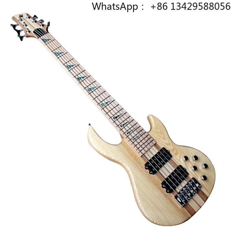 Flyoung Musical Instruments Bass Guitar 6 Strings Electric Bass Guitar Neck Through Bass