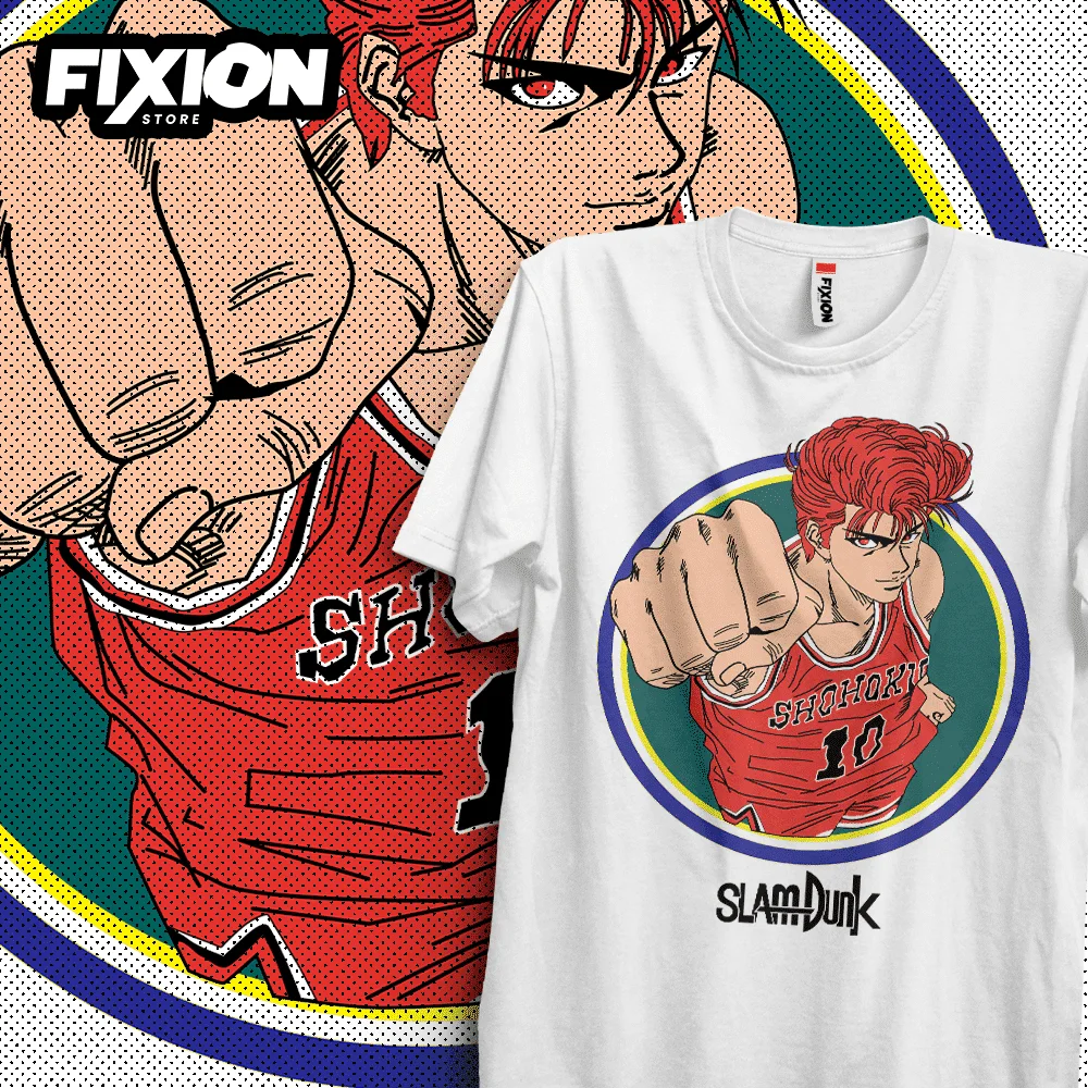 T-shirt For Anime Slam Dunk #1 Hanamichi – N/Febrero 2023 (blanca) Manga Tee