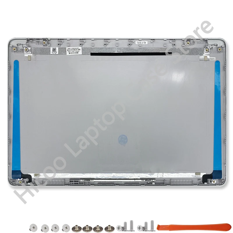 For HP 15-DW 15S-DU 15S-DY DR 250 G8 Laptop LCD Back Cover Front Bezel Hinges Palmrest Bottom Case Silver L52012-001 L52007-001