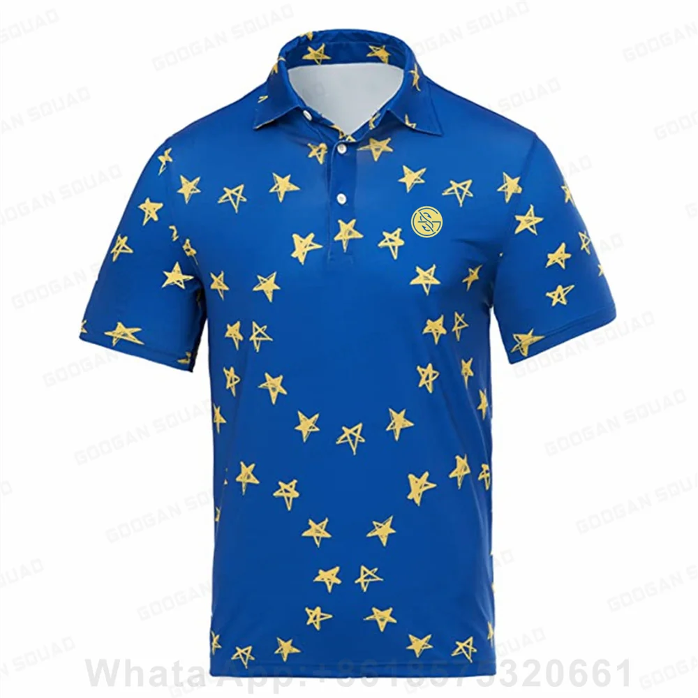 

New Summer Golf Shirt Kid's Short Sleeve Polo Shirt Top Breathable Table Tennis Buttons Apparel Football Badminton Sportswear