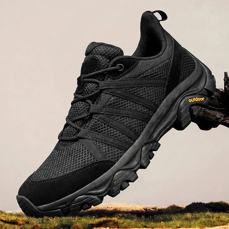 New model of hiking shoes with mesh upper for men, outdoor trekking, cross-country, adventure, sports, camping shoes for women,