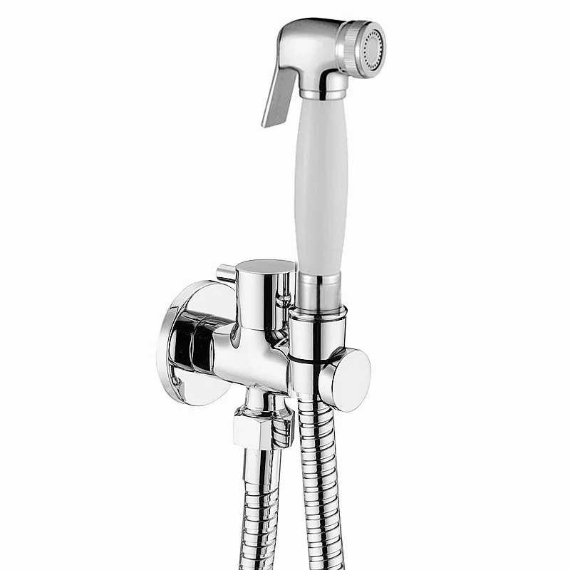 Copper chrome wall mounted hand held Bidet spray Shower sprayer lanos toilet bidet spray gun torneira ducha BD250
