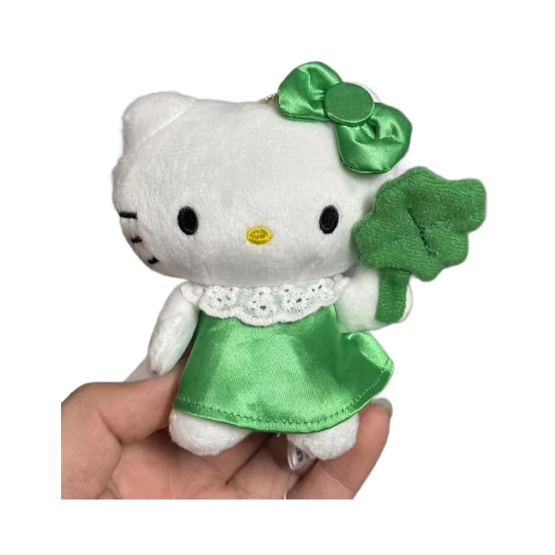 Hello Kitty Leuke Cartoon Zwarte Huid Lucky Cat Pluche Knuffels Rugzak Hanger Meisje Jongen Verjaardag Creatief Cadeau