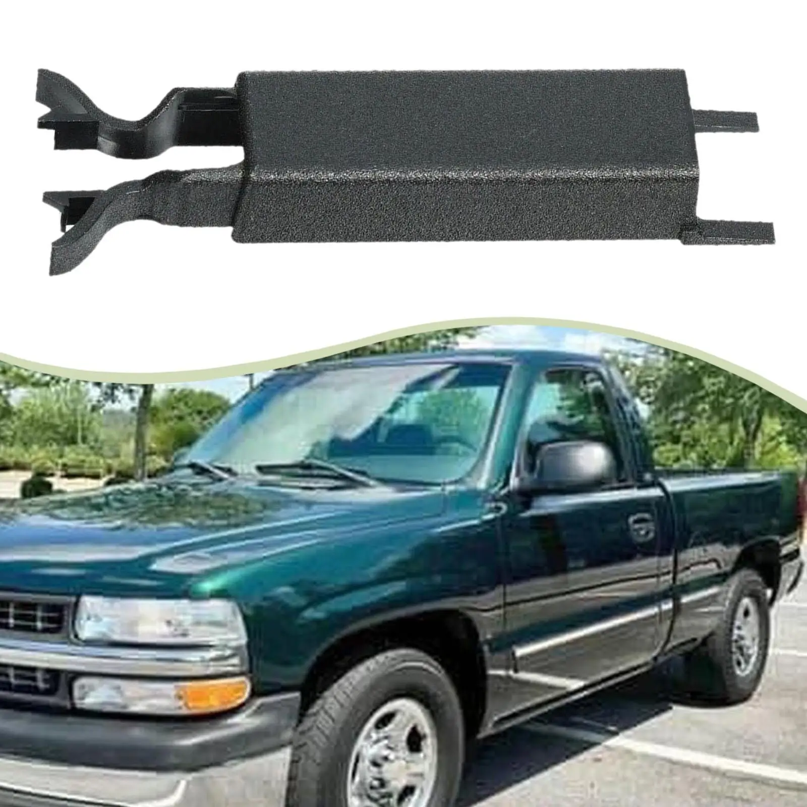Rearview Mirror Wire Cover Black Plastic Snap on Bracket Car Accessories for Silverado 1999-2007 Replacement