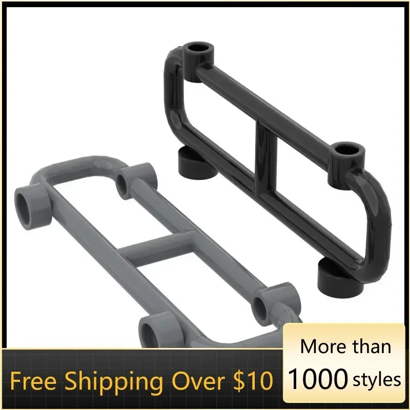 

10PCS High-Tech Assemble Particle 2486 1X8X2 Car Guardrail Building Blocks Kit Replaceable Part Toys For Children Birthday Gifts