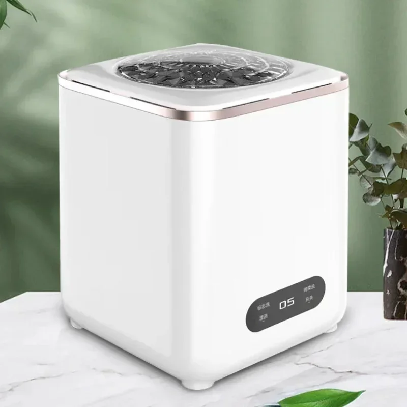 Mini lavatrice 4.5L per uso domestico portatile biancheria intima calzino lavatrice dormitorio per studenti piccola lavatrice