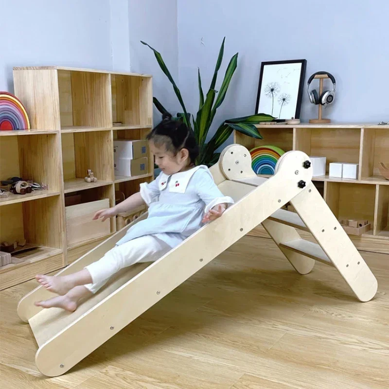 Sell like hot cakes Children s indoor Foldable slides entertainment equipment combination for indoor playground