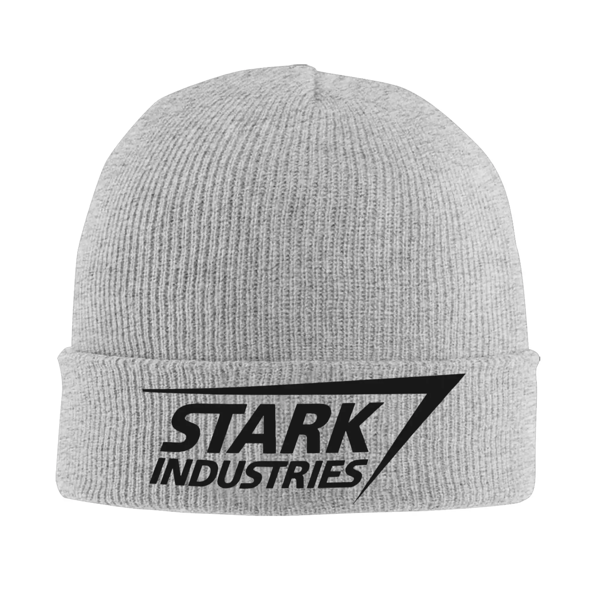 Custom Industries Skullies Beanies Caps Cool Winter Warm Women Men Knit Hats Adult Unisex Stark Company Bonnet Hat