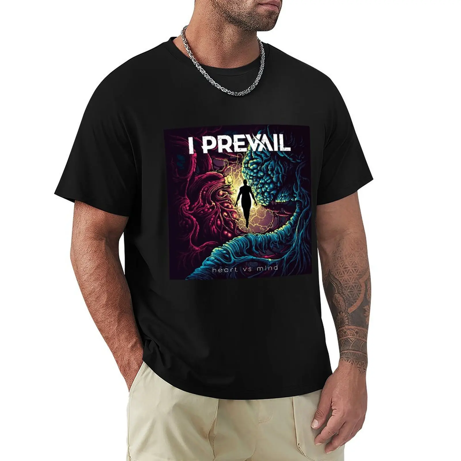 

I Prevail heart vs mind T-Shirt quick-drying kawaii clothes mens graphic t-shirts big and tall