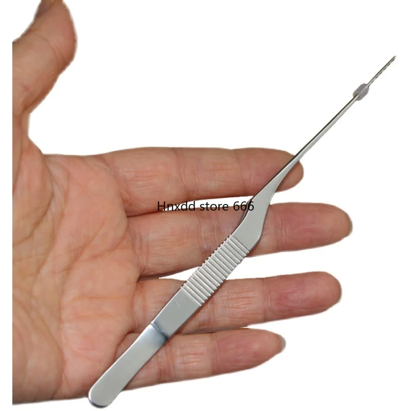 Professional ear picking tools, tweezers, ear picking artifacts, curved clips, stainless steel deep teeth, crocodile