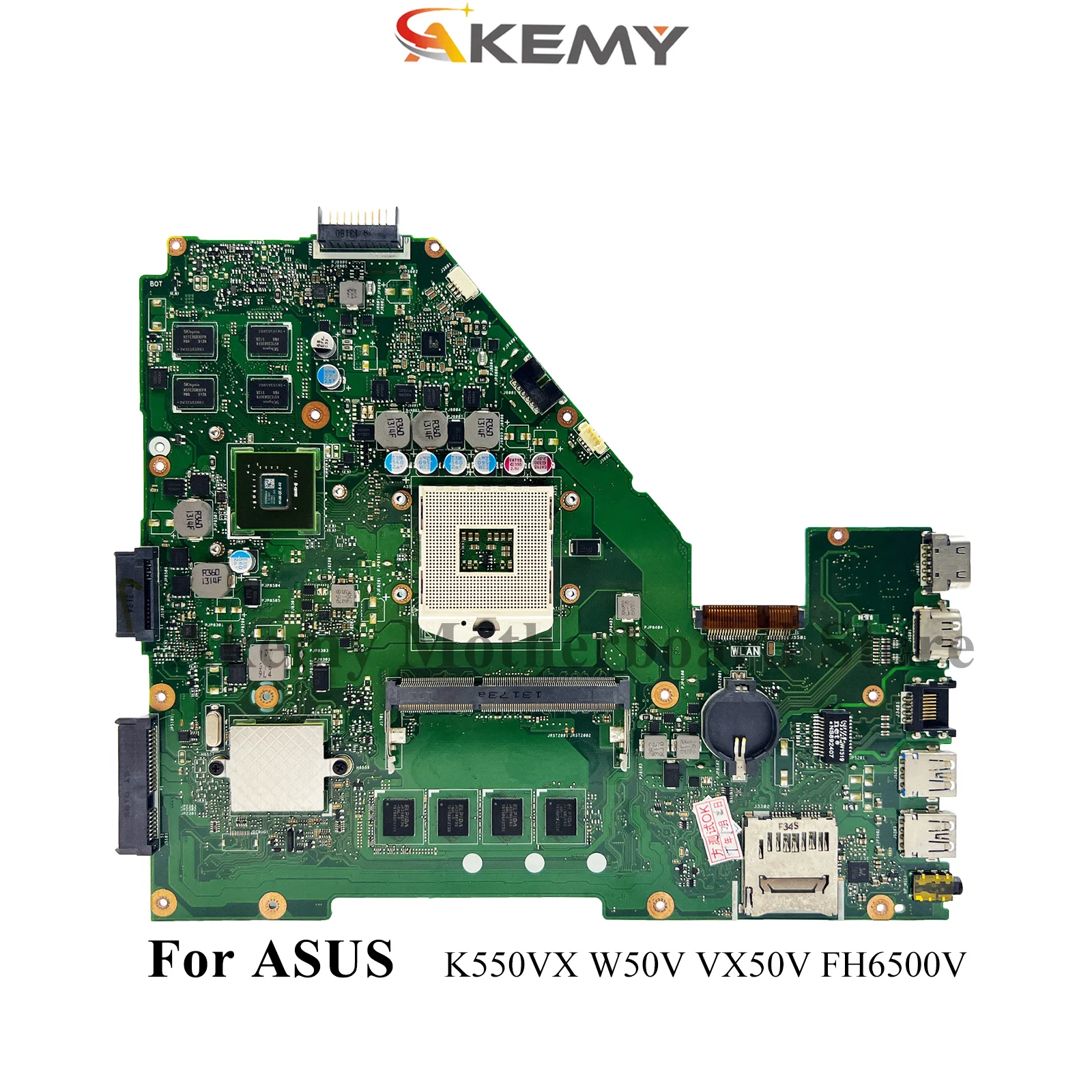 

X550VC Laptop Motherboard For ASUS VivoBook X550V X550VX K550VX FH5900 X550VXK VX50V W50V FH6500V Notebook Mainboard 100% tests