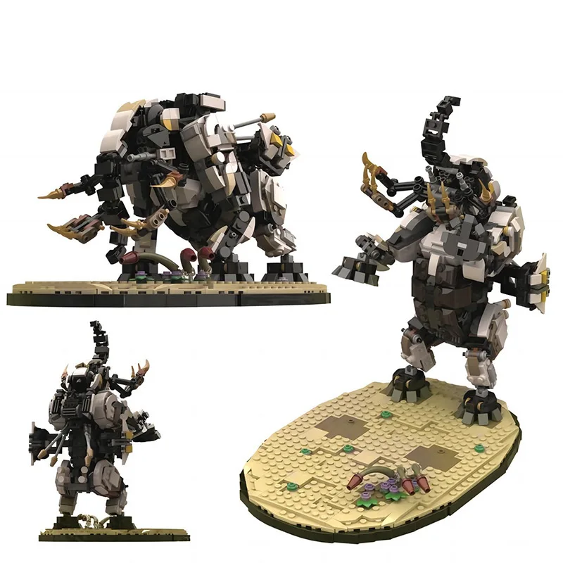 

Moc west desperation tremor fangs/strong teeth beast building block model creative model children puzzle collection bricks toys