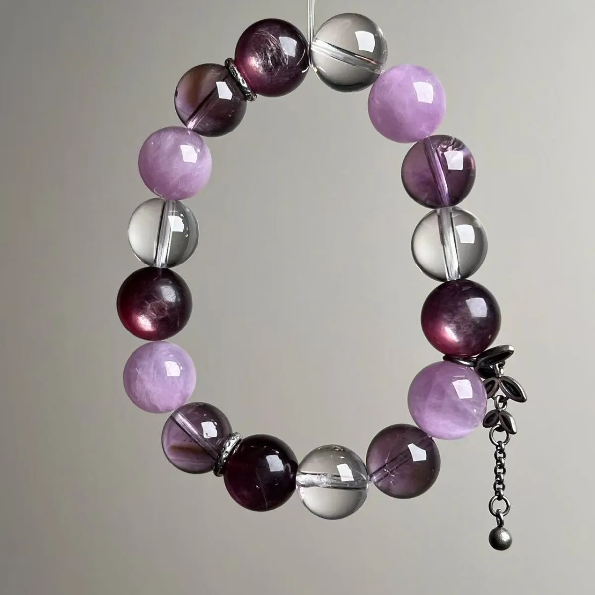 Natural Crystal Bracelet, Women's Amethyst Bracelet, Light Luxury Fashion for Girlfriends
