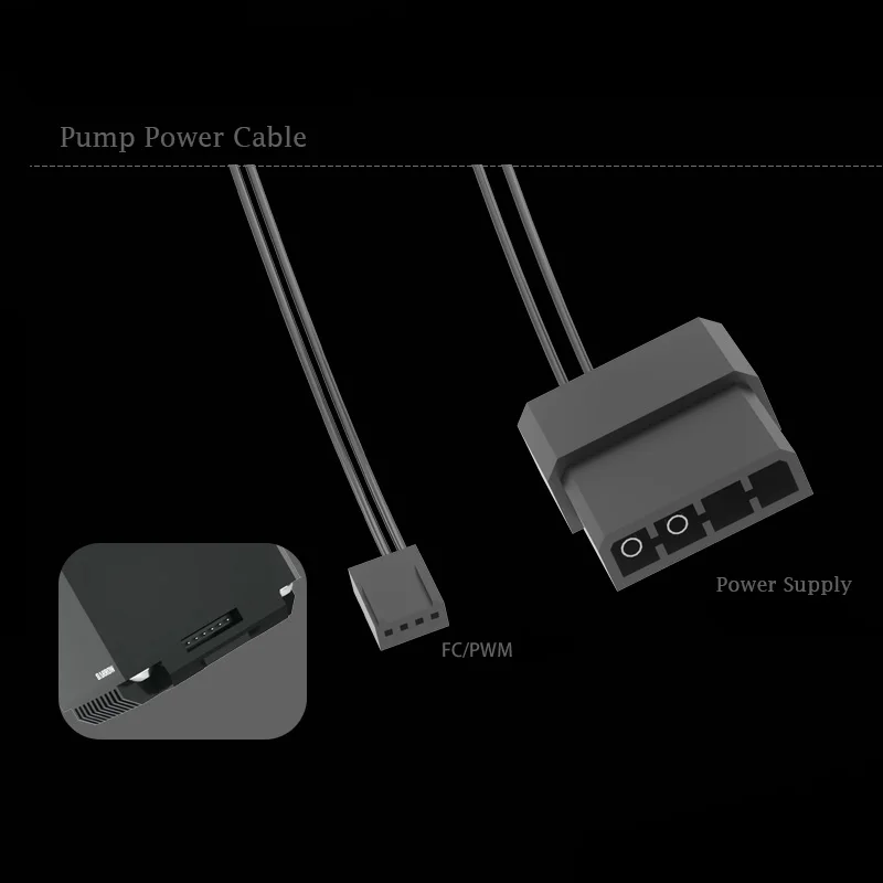 لوحة توزيع أكريليك لتبريد المياه للاستخدام العالمي من بارو لحقيبة الكمبيوتر كومبو 17 وات، فتحة ARGB 5 فولت، 12 سم، DC17-SDB 120