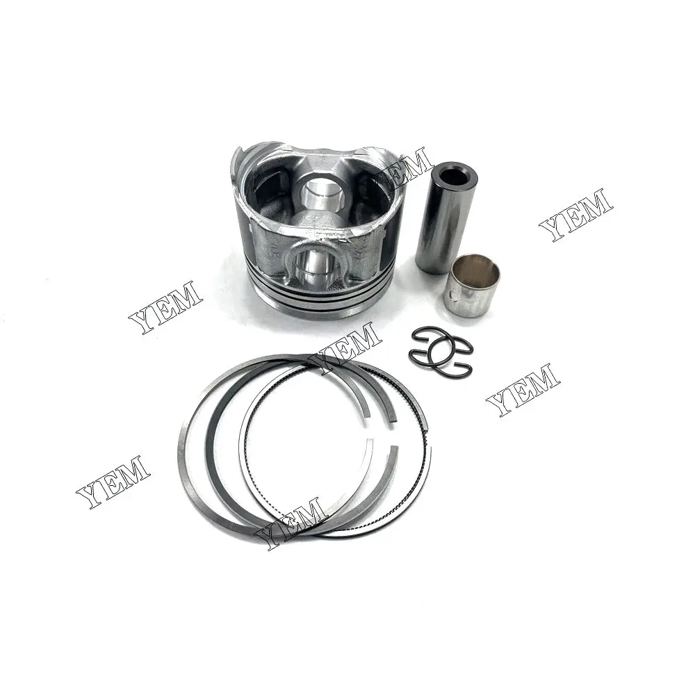 2 PCS Z602 Cylinder Piston Set And Piston Rings H1G81-21112 For Kubota engine parts