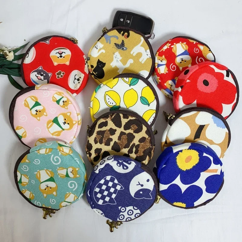 New Fashion Womens Lady Kid Coin Wallet Lady Small Mini Coin Pouch Zipper Money Key Earphone Line Mini Coin Purse Card Holder