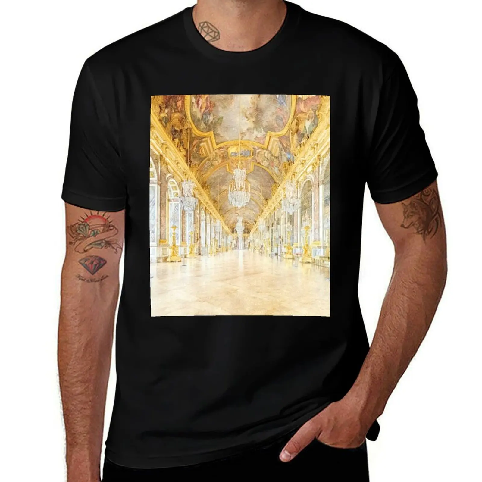 

Versailles Hall of Mirrors T-Shirt Man t-shirt funny costumes cute tops black t-shirts for men