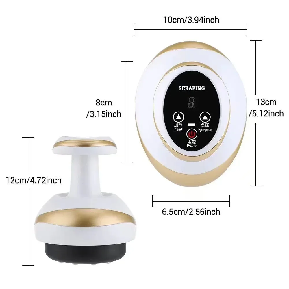 6/10/12 Gear Rechargeable Smart Cupping Cups Therapy Massager Cellulite Electric Vacuum Massage Cupping Therapy fast shipping