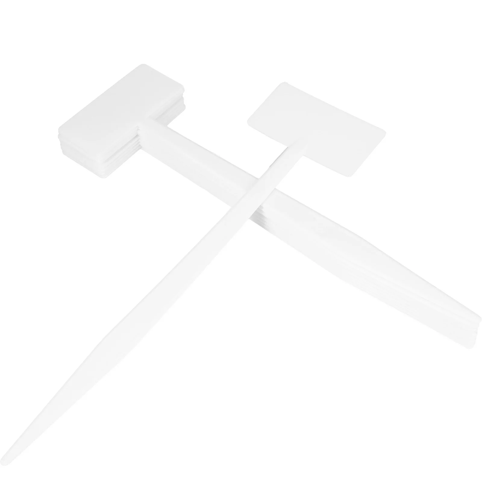 

20Pcs Adorable Plant Label Tags T-Shaped Garden Markers Smooth Writing Surface for Easy Identification Garden Accessories