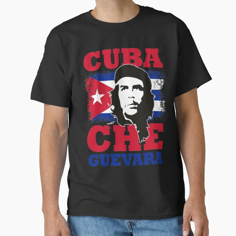 

Cuba - Che Guevara Revolution Retro Freedom Fighter Cuba Socialist symbol vintage T-shirt large size Tops S-6xl