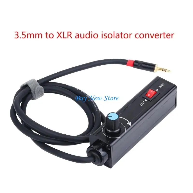 

20CE Noise Reduction 3.5mm to Sound Converter Ground Isolator Noise Filter
