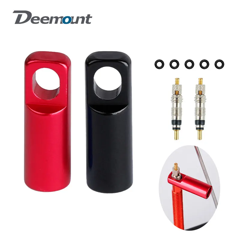 Deemount Valve Caps Bicycle Presta Cover F/V Core Overhaul Install Tool CNC-machined Anodized Alloy Wheel Nipple Lids