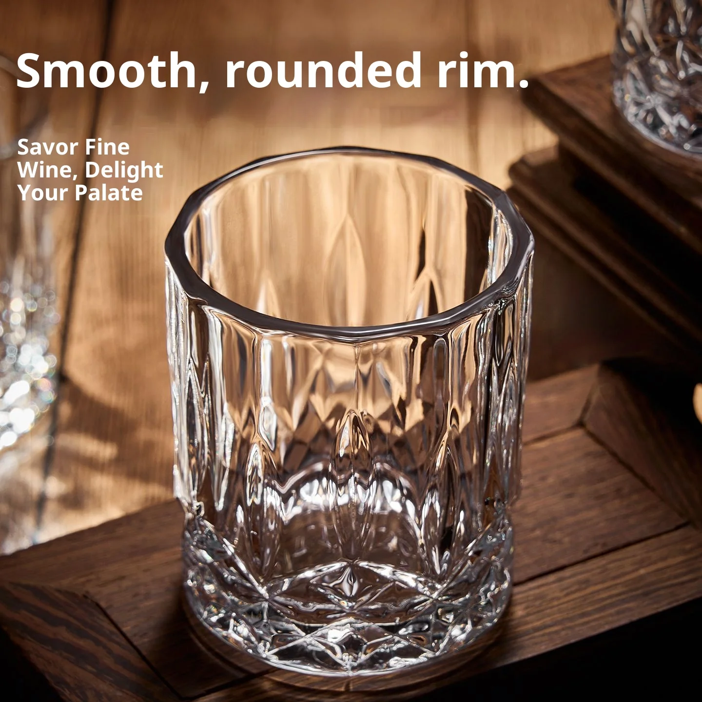 أواني زجاجية Gianxi Light الفاخرة Baijiu - كؤوس نبيذ منزلية ممتازة ذات قيمة جمالية عالية 2025 مجموعة نبيذ بتصميم جديد مكونة من طلقتين #5