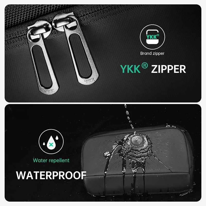 Mark Ryden Water Repellent Chest Bag for Men with USB Charging Port