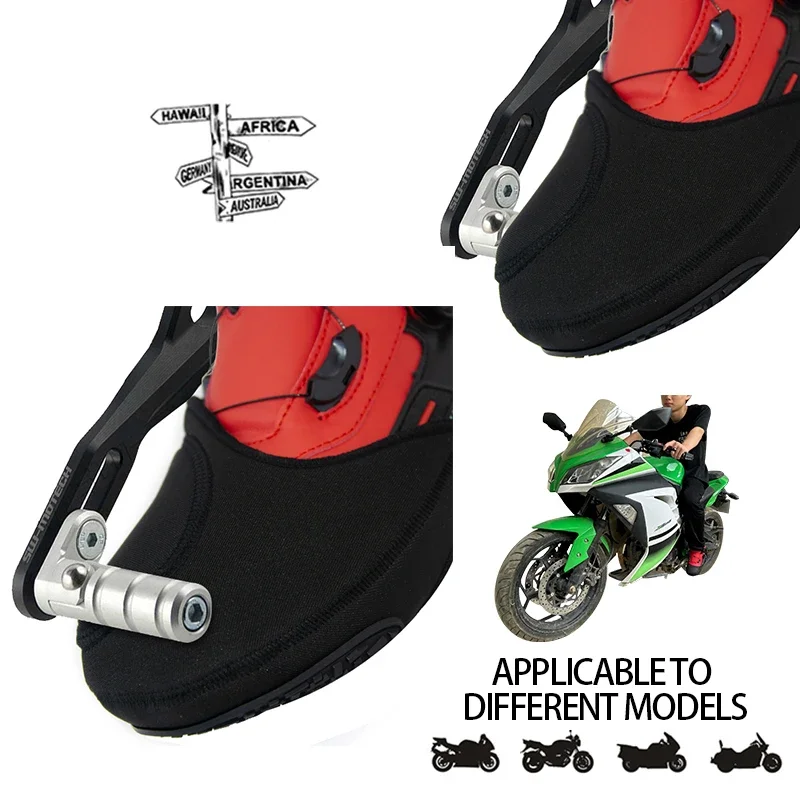 Motorcycle Gear Shift Shoes Cover Motorcycle Gear Shift Pad Motorcycle Gear Shift Pad Anti-friction Boot Protector Shifter Guard view 5