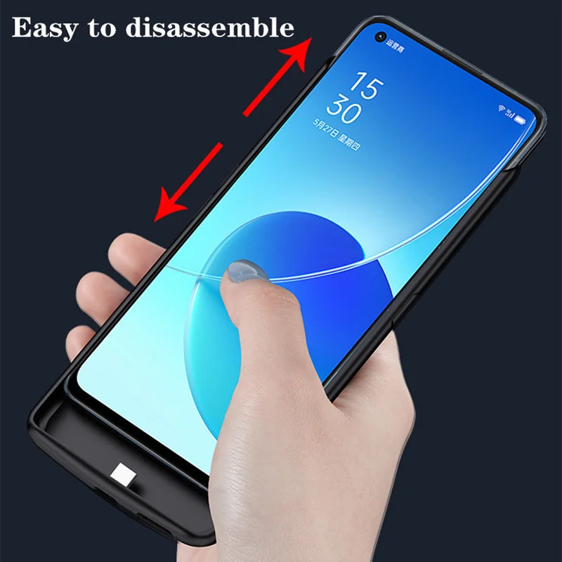 External Power Bank Battery Charging Case For Redmi K50 PowerBank Battery Charger Cases For Xiaomi Redmi K50 Pro Battery Case