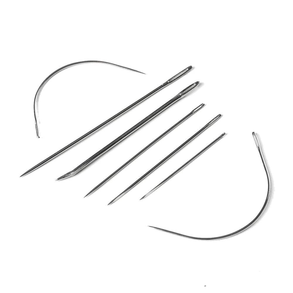 

7 Pcs/set Home Supply Carpet Leather Hand Repair Curved Sewing Needles Canvas