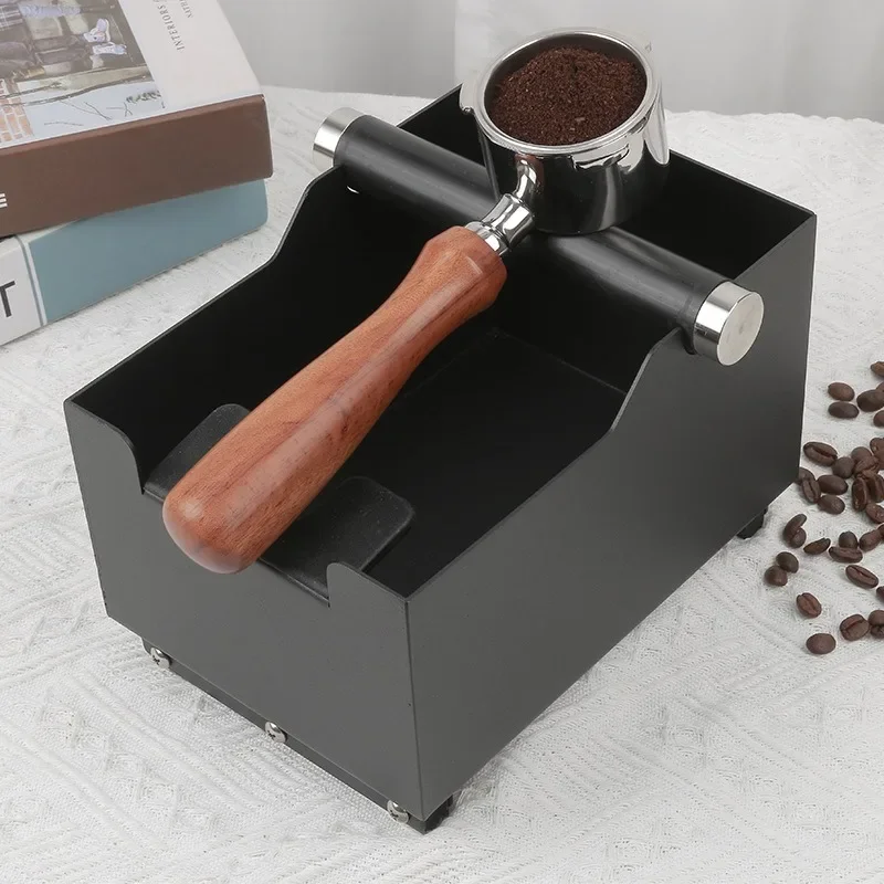 

Coffee knock box stainless steel knockbox for coffee espresso accessories knock box for coffee grounds espresso knock box