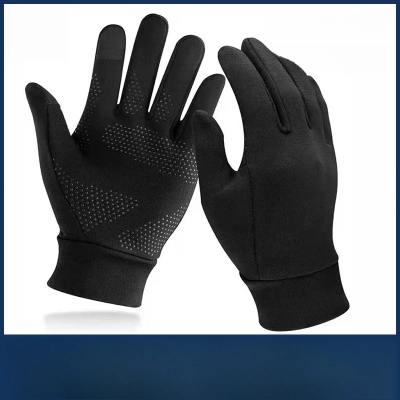 

Фабричные индивидуальные зимние теплые нескользящие перчатки для занятий спортом на открытом воздухе, мужские и женские ветрозащитные перчатки для верховой езды на осень