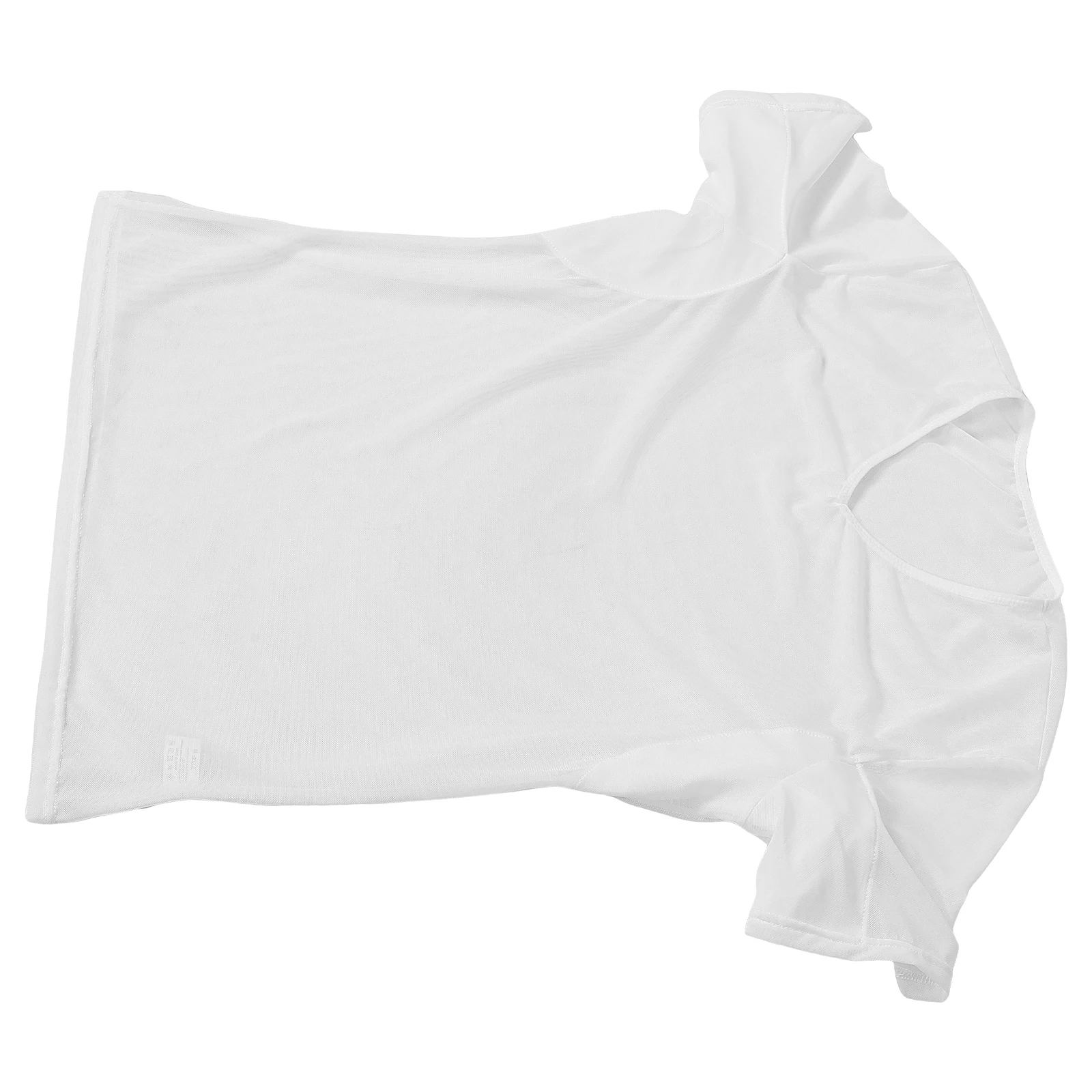 男性脇汗吸収ベストシャツパッド Tシャツスポーツ快適なアンダーシャツ通気性白 M サイズ抗臭