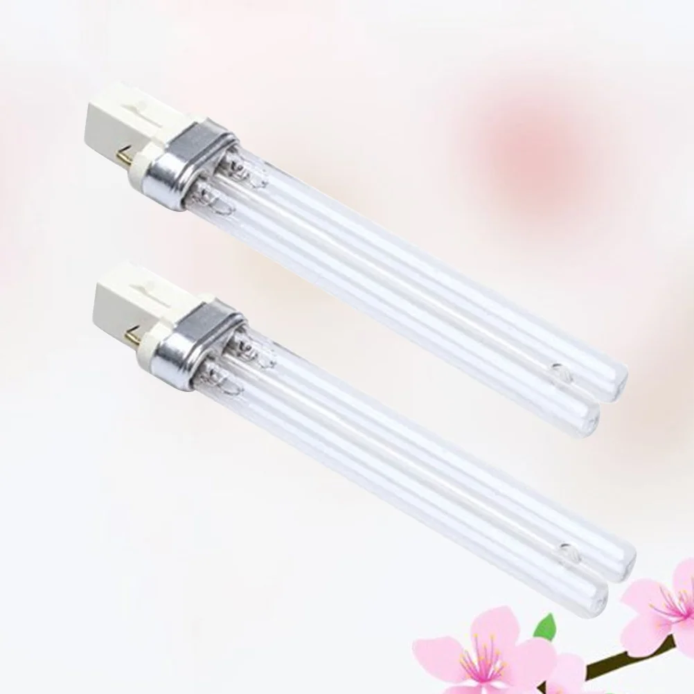 

2Pcs Uv Lamp Tube High Purity Quartz for Air Purifier Water Aquarium Medical Equipment H Type Ultraviolet Light